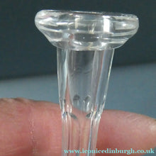 Load image into Gallery viewer, ANTIQUE Georgian 19th Century Glass Toddy Lifter: 6 1/2 inches in height
