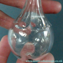 Load image into Gallery viewer, ANTIQUE Georgian 19th Century Glass Toddy Lifter: 6 1/2 inches in height
