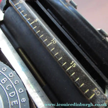 Load image into Gallery viewer, Tinplate German Toy Daisy Wheel Typewriter DRGM DRP Patent 1920s / 1930s 

