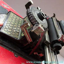 Load image into Gallery viewer, Tinplate German Toy Daisy Wheel Typewriter DRGM DRP Patent 1920s / 1930s 
