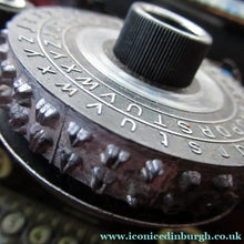 Load image into Gallery viewer, Tinplate German Toy Daisy Wheel Typewriter DRGM DRP Patent 1920s / 1930s 
