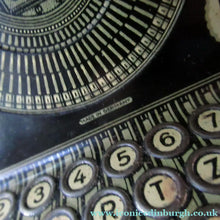 Load image into Gallery viewer, Tinplate German Toy Daisy Wheel Typewriter DRGM DRP Patent 1920s / 1930s 
