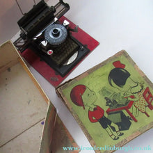 Load image into Gallery viewer, Tinplate German Toy Daisy Wheel Typewriter DRGM DRP Patent 1920s / 1930s 
