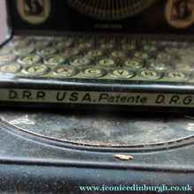 Load image into Gallery viewer, Tinplate German Toy Daisy Wheel Typewriter DRGM DRP Patent 1920s / 1930s 

