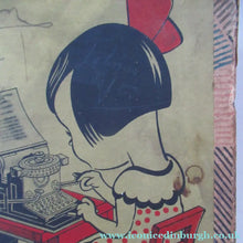 Load image into Gallery viewer, Tinplate German Toy Daisy Wheel Typewriter DRGM DRP Patent 1920s / 1930s 
