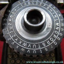 Load image into Gallery viewer, Tinplate German Toy Daisy Wheel Typewriter DRGM DRP Patent 1920s / 1930s 
