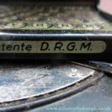Load image into Gallery viewer, Tinplate German Toy Daisy Wheel Typewriter DRGM DRP Patent 1920s / 1930s 
