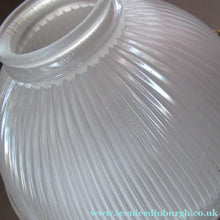 Load image into Gallery viewer, Three Part Holophane Prismatic Hanging Pendant Light Shade 1920s
