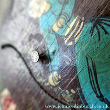 Load image into Gallery viewer, Persian Qajar Paper Mache Antique Wall Mirror
