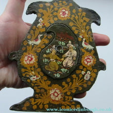 Load image into Gallery viewer, Persian Qajar Paper Mache Antique Wall Mirror
