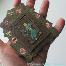 Load image into Gallery viewer, Persian Qajar Paper Mache Antique Wall Mirror
