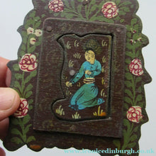 Load image into Gallery viewer, Persian Qajar Paper Mache Antique Wall Mirror
