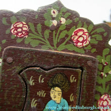 Load image into Gallery viewer, Persian Qajar Paper Mache Antique Wall Mirror
