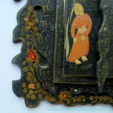 Load image into Gallery viewer, Persian Qajar Paper Mache Antique Wall Mirror
