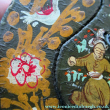 Load image into Gallery viewer, Persian Qajar Paper Mache Antique Wall Mirror
