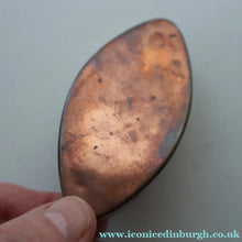 Load image into Gallery viewer, Antique Late 18th Century GEORGIAN Copper (Tin Lined) Navette Shaped Snuff Box
