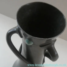 Load image into Gallery viewer, Liberty &amp; Co. Tudric Twin Handled Pewter Vase with Inset Stones. Designed by Oliver Baker
