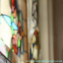 Load image into Gallery viewer, Antique LIBERTY STYLE / GLASGOW STYLE Pewter Arts and Crafts Mirror. Decorated with Butterflies
