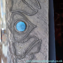 Load image into Gallery viewer, Antique LIBERTY STYLE / GLASGOW STYLE Pewter Arts and Crafts Mirror. Decorated with Butterflies
