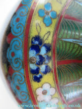 Load image into Gallery viewer, Vintage Cloisonne Dragon and Flaming Pearl Matched Pair of Vases
