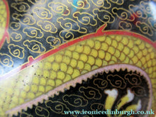 Load image into Gallery viewer, Vintage Cloisonne Dragon and Flaming Pearl Matched Pair of Vases
