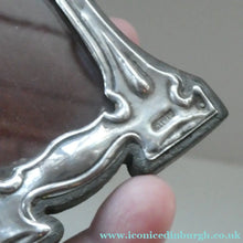 Load image into Gallery viewer, Antique Miniature Art Nouveau STERLING SILVER Double Photo Frame with Enamel Highlights

