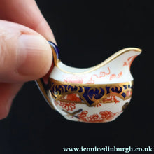 Load image into Gallery viewer, Antique Miniature Royal Crown Derby Melton Pattern Part Tea-Set. Doll’s House Collectable
