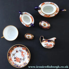 Load image into Gallery viewer, Antique Miniature Royal Crown Derby Melton Pattern Part Tea-Set. Doll’s House Collectable
