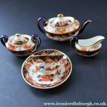 Load image into Gallery viewer, Antique Miniature Royal Crown Derby Melton Pattern Part Tea-Set. Doll’s House Collectable
