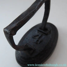 Load image into Gallery viewer, Antique MINIATURE TOY 19th century Laundry Cast Iron Sad Iron or Flat Iron. Excellent Condition
