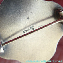 Load image into Gallery viewer, Norwegian Enamel Brooch by Ole Olberg Silver
