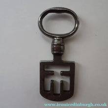 Load image into Gallery viewer, Antique Copper Odell Key. SCOTTISH 18th or 19th Century Door Key for historic EDINBURGH TENEMENT. FREE POSTAGE 
