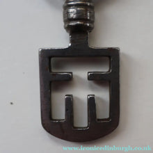 Load image into Gallery viewer, Antique Copper Odell Key. SCOTTISH 18th or 19th Century Door Key for historic EDINBURGH TENEMENT. FREE POSTAGE 
