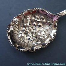 Load image into Gallery viewer, Antique Pair of Electro-Plate Berry Spoons &amp; Mother of Pearl Fruit Knife by JE &amp; SS. FITTED CASE
