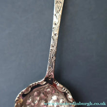 Load image into Gallery viewer, Antique Pair of Electro-Plate Berry Spoons &amp; Mother of Pearl Fruit Knife by JE &amp; SS. FITTED CASE
