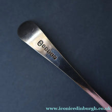 Load image into Gallery viewer, Antique Pair of Electro-Plate Berry Spoons &amp; Mother of Pearl Fruit Knife by JE &amp; SS. FITTED CASE
