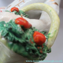 Load image into Gallery viewer, Antique Staffordshire Figurine Pair. Couple out Fruit Picking
