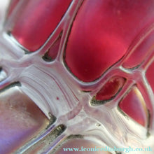 Load image into Gallery viewer,  Pallme-Konig ART GLASS Cranberry Glass Vase. 1904 Silver Collar

