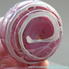 Load image into Gallery viewer,  Pallme-Konig ART GLASS Cranberry Glass Vase. 1904 Silver Collar
