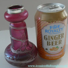 Load image into Gallery viewer,  Pallme-Konig ART GLASS Cranberry Glass Vase. 1904 Silver Collar
