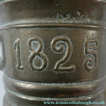 Load image into Gallery viewer, Antique Pharmacy Heavy Solid Brass Mortar And Pestle (B). Dated 1825
