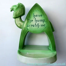 Load image into Gallery viewer, Porcelain Ashtray, Match Holder and Striker by Schafer &amp; Vater. GREEN ART DECO CAMEL
