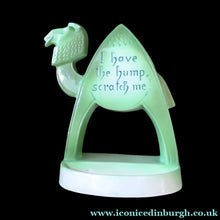 Load image into Gallery viewer, Porcelain Ashtray, Match Holder and Striker by Schafer &amp; Vater. GREEN ART DECO CAMEL
