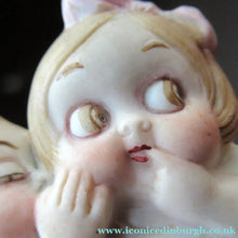 Load image into Gallery viewer, Porcelain Match Holder by Schafer &amp; Vater. GOOGLE EYED COUPLE EMBRACING

