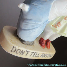 Load image into Gallery viewer, Porcelain Match Holder by Schafer &amp; Vater. GOOGLE EYED COUPLE EMBRACING
