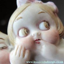 Load image into Gallery viewer, Porcelain Match Holder by Schafer &amp; Vater. GOOGLE EYED COUPLE EMBRACING
