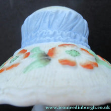 Load image into Gallery viewer, Antique Porcelain Nodder Figurine by Schafer &amp; Vater. CHERCHEZ LA FEMME. Woman in Massive Hat 
