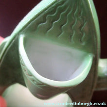 Load image into Gallery viewer, Porcelain Ashtray, Match Holder and Striker by Schafer &amp; Vater. GREEN ART DECO CAMEL
