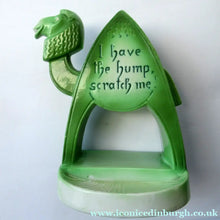 Load image into Gallery viewer, Porcelain Ashtray, Match Holder and Striker by Schafer &amp; Vater. GREEN ART DECO CAMEL

