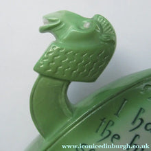 Load image into Gallery viewer, Porcelain Ashtray, Match Holder and Striker by Schafer &amp; Vater. GREEN ART DECO CAMEL
